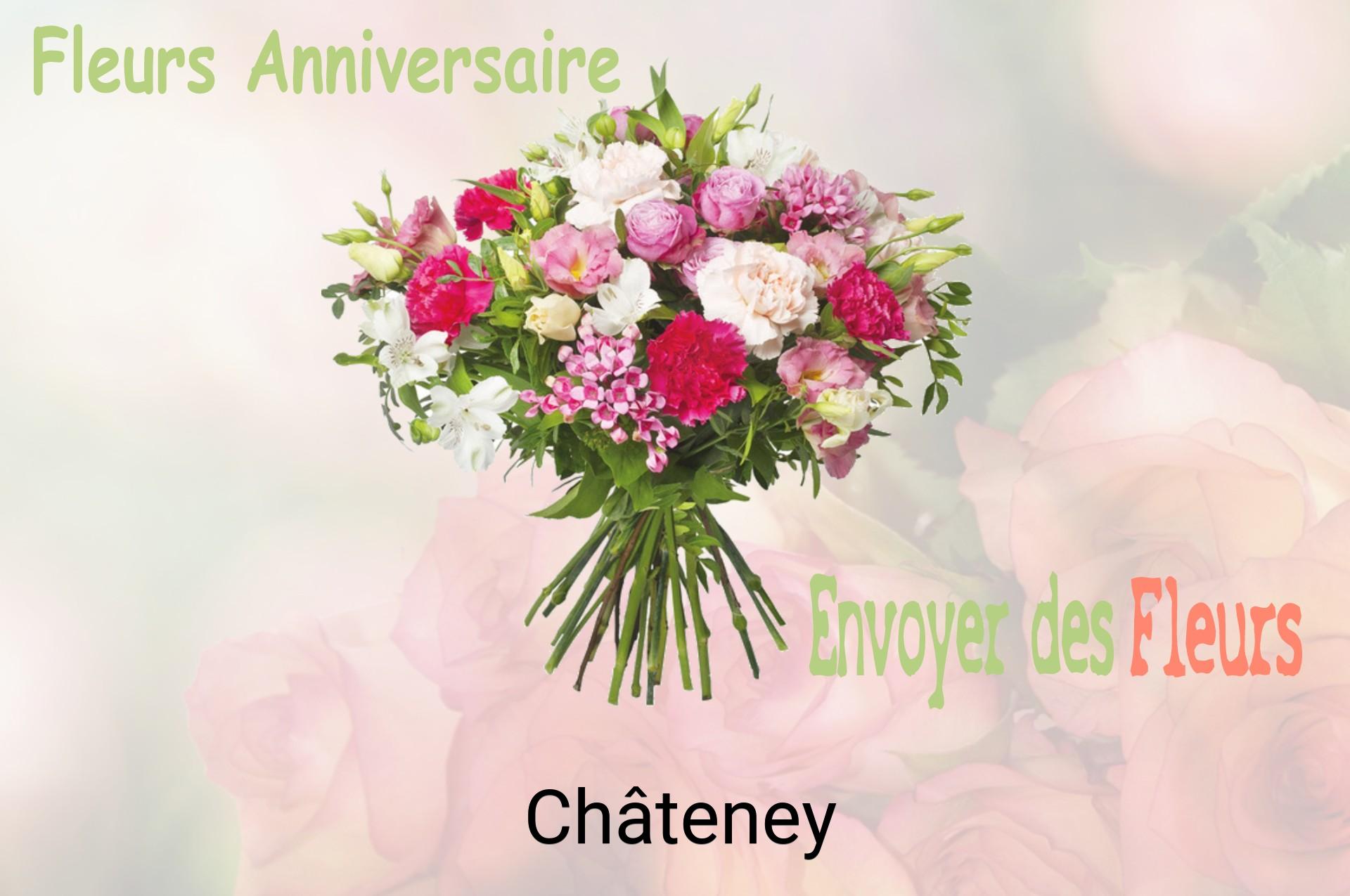 Bouquet de fleurs d’anniversaire livré à Châteney